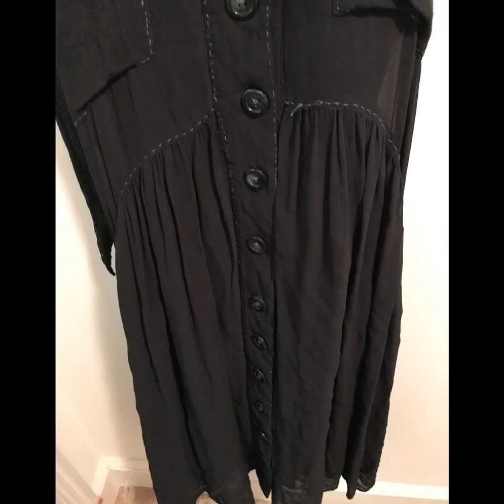 SALE NWT Free People Lou Lou Utility Dress size Large